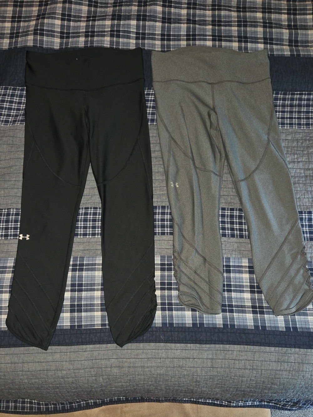 Under Armour Women's Capri Leggings - Black & Gray (2-Pack)